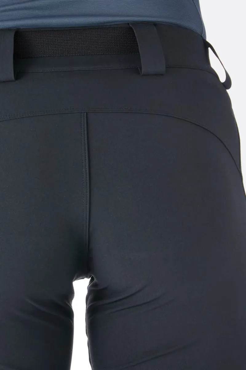 Rab Vapour-Rise Womens Trail Pants in Black-2