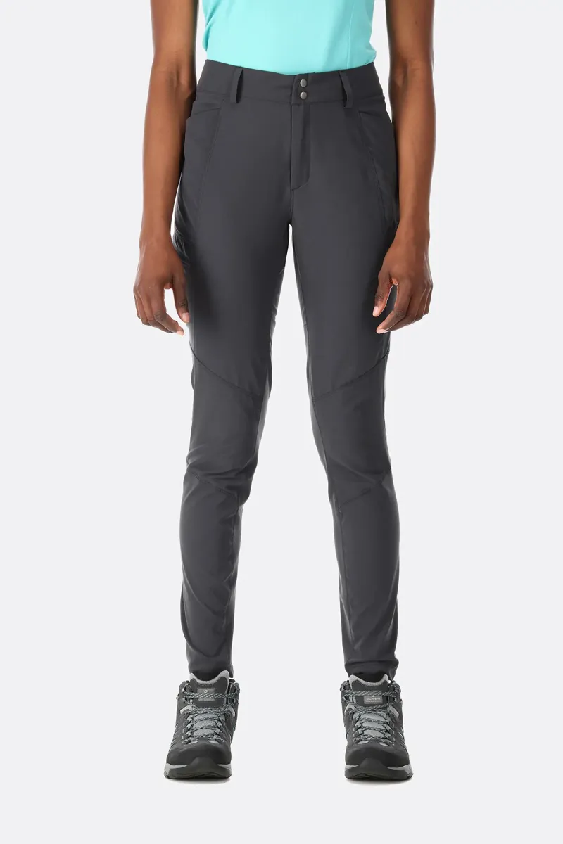 Rab Incline Light Pants Womens in Anthracite 