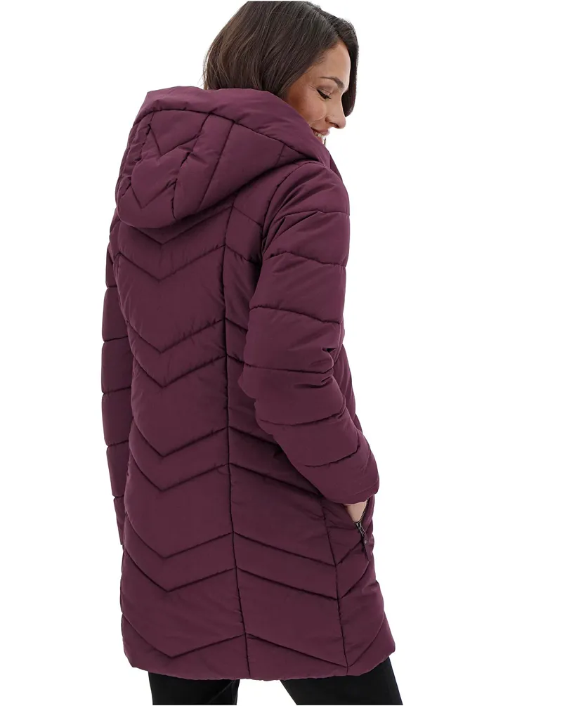 Jack Wolfskin Kyoto Coat Aubergine-3