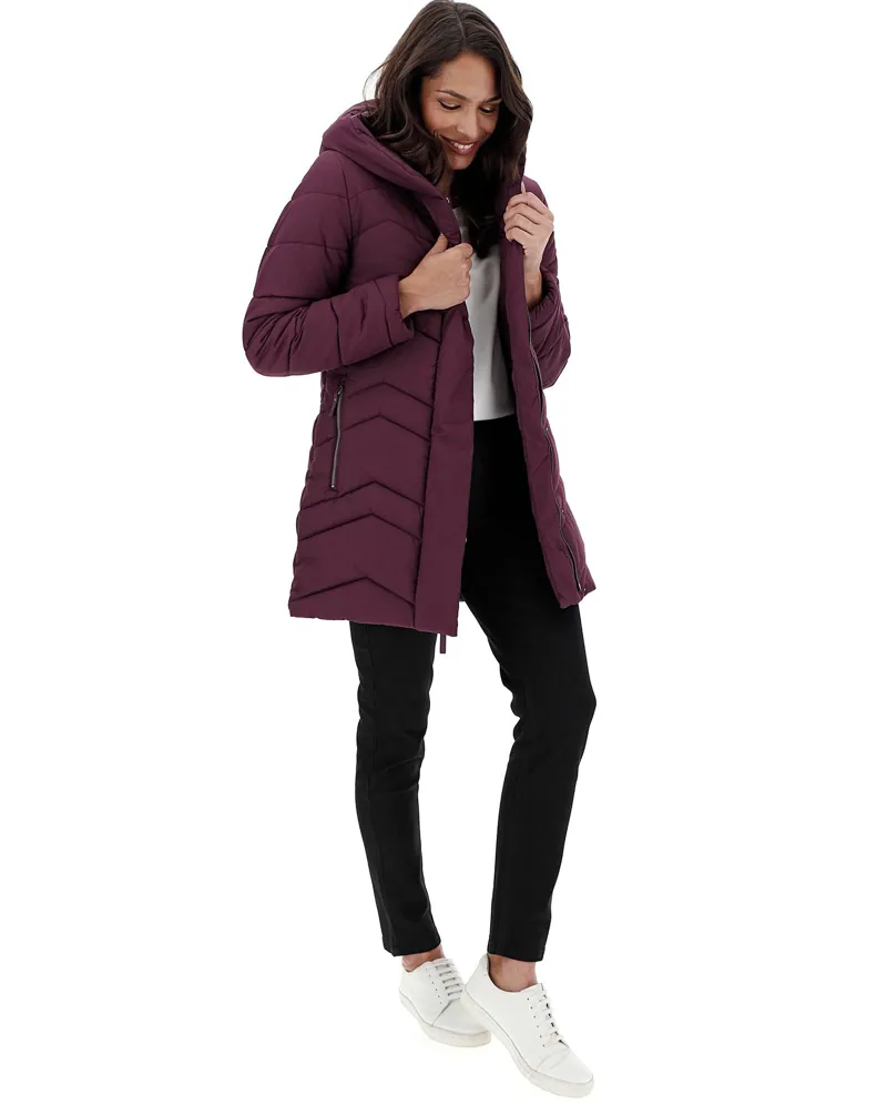 Jack Wolfskin Kyoto Coat Aubergine-2