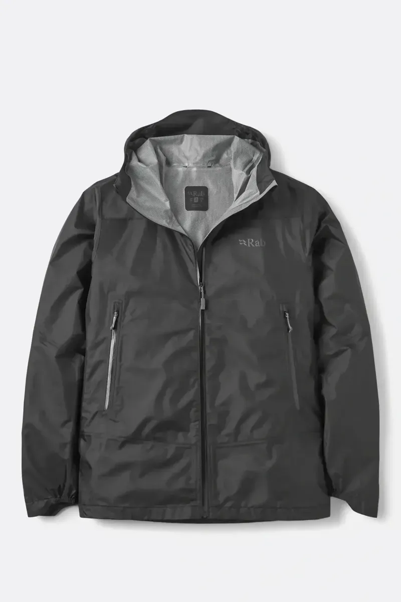Rab Phantom Mountain Waterproof Jacket Mens in Black