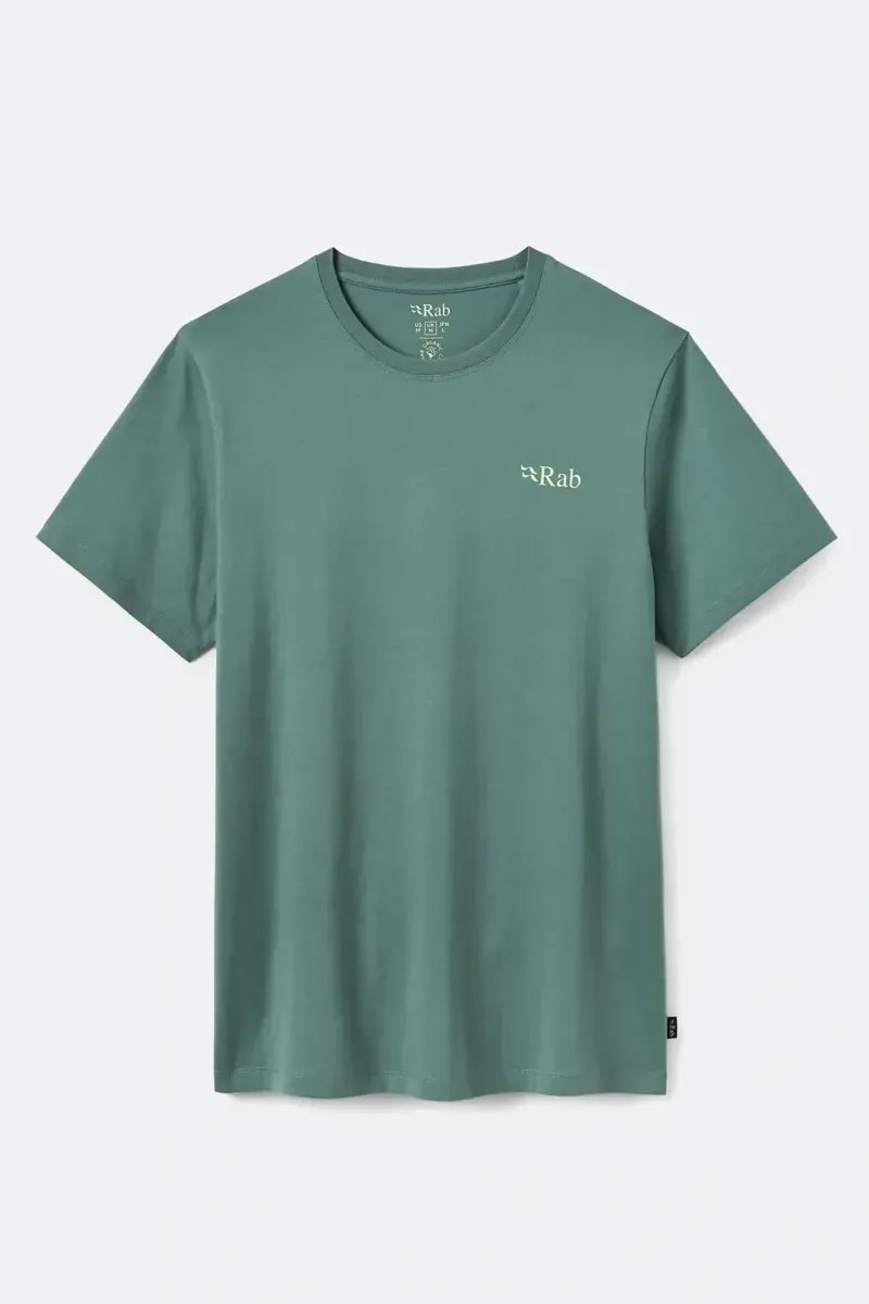 Rab Stance Traverse T-Shirt Mens in Sage-1
