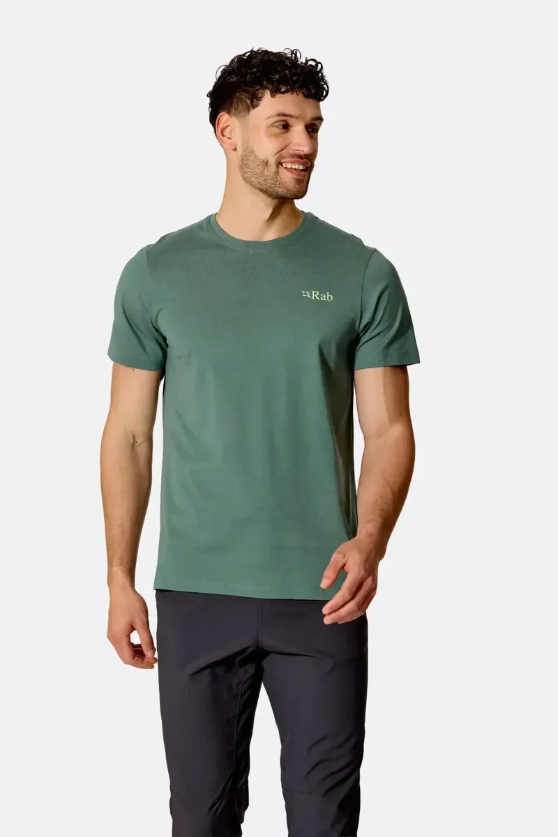 Rab Stance Traverse T-Shirt Mens in Sage-2