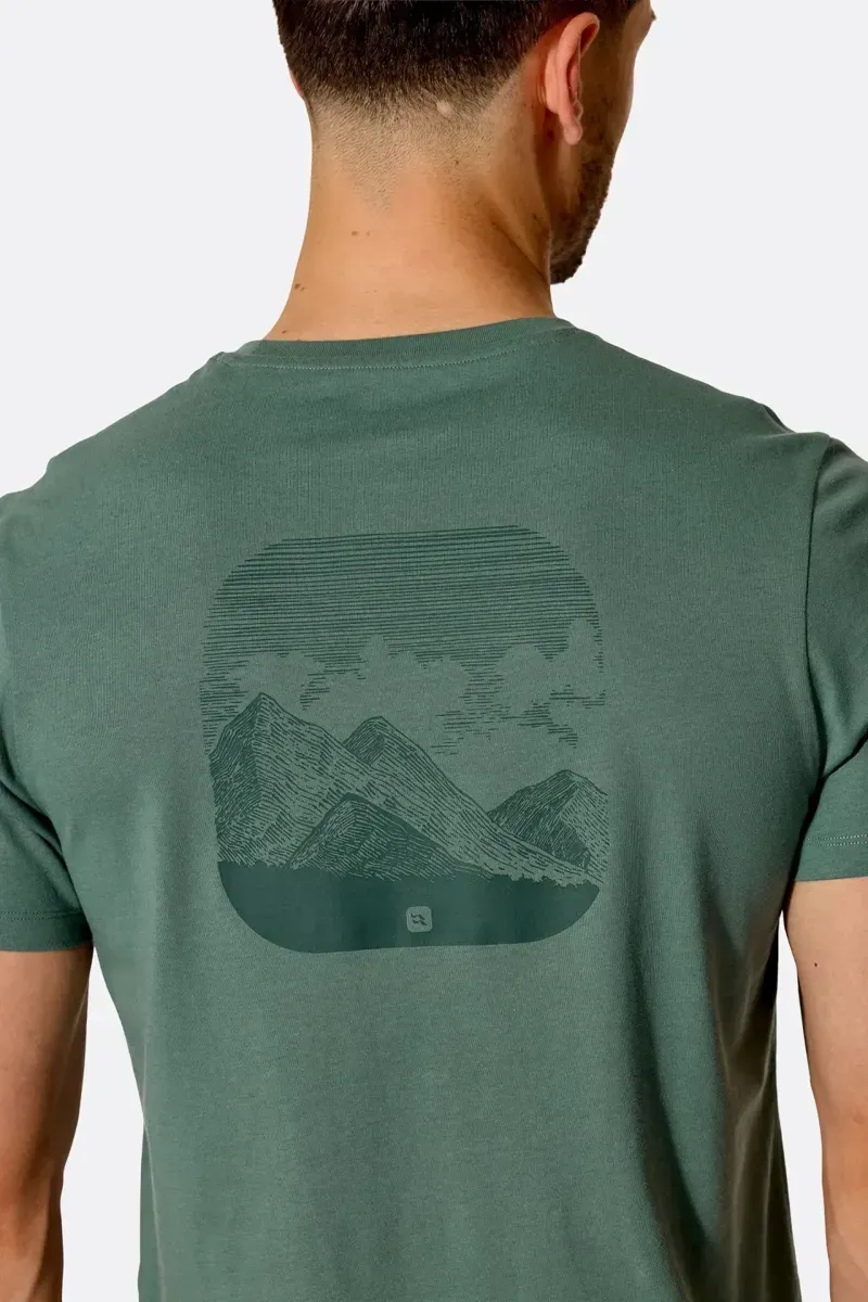 Rab Stance Traverse T-Shirt Mens in Sage-5