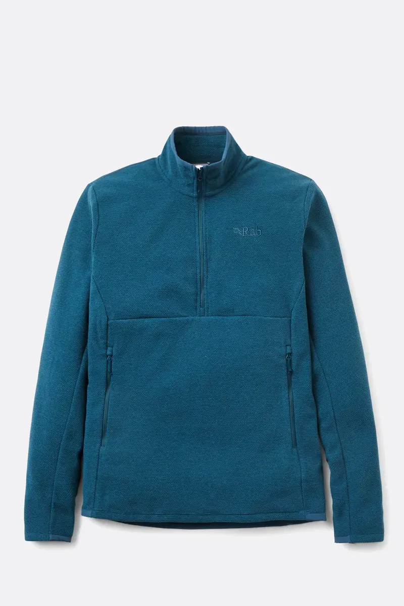 Rab Stavel Pull-On Mid-Layer Mens in Tempest Blue