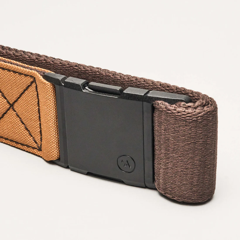 Arcade Ridge A2 Stretch Belt in Brown/Oat-2