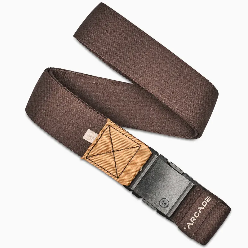 Arcade Ridge A2 Stretch Belt in Brown/Oat