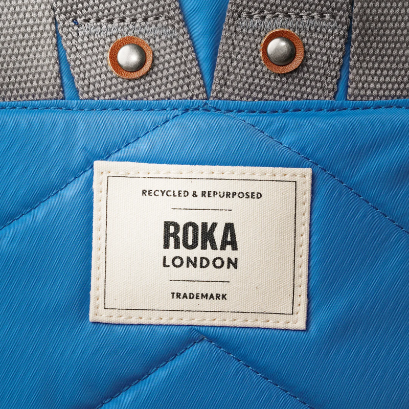 Roka Bantry B Small Recycled Nylon Bag in Seaport-3