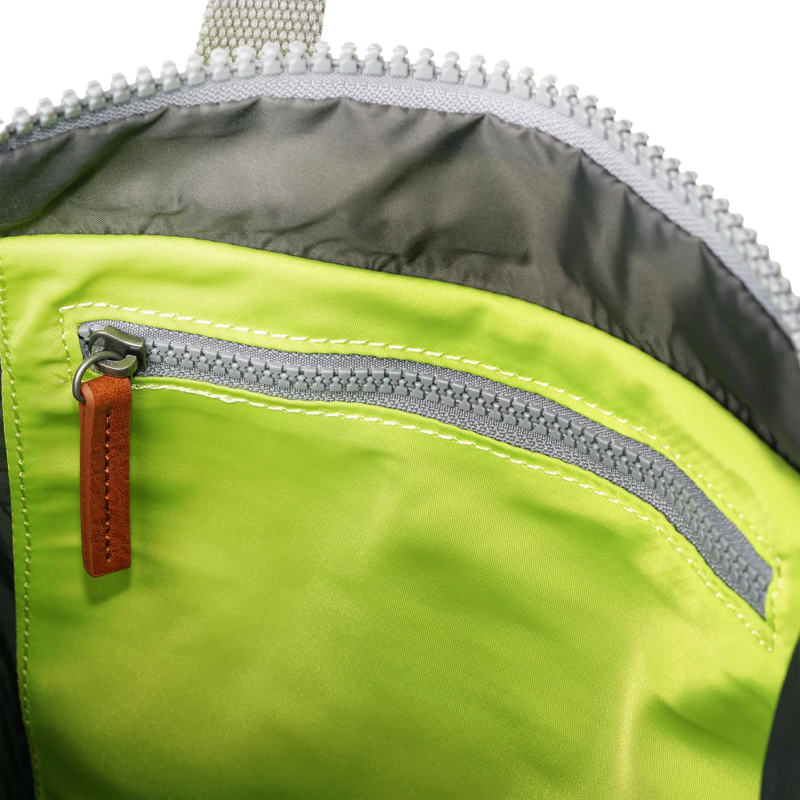 Roka Canfield B Small Recycled Nylon Bag in Lime-2