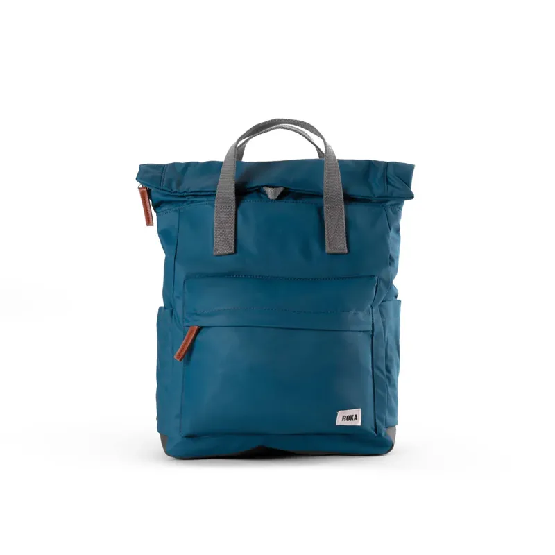 Roka Canfield B Medium Recycle Nylon Bag in Marine
