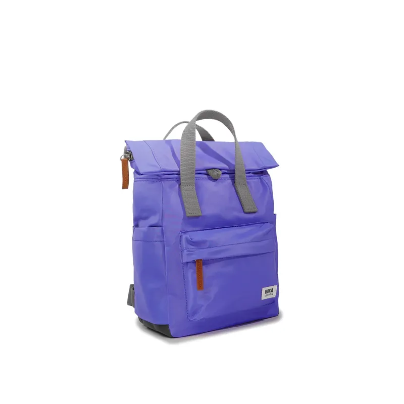 Roka Canfield B Small Recycled Nylon Bag in Simple Purple