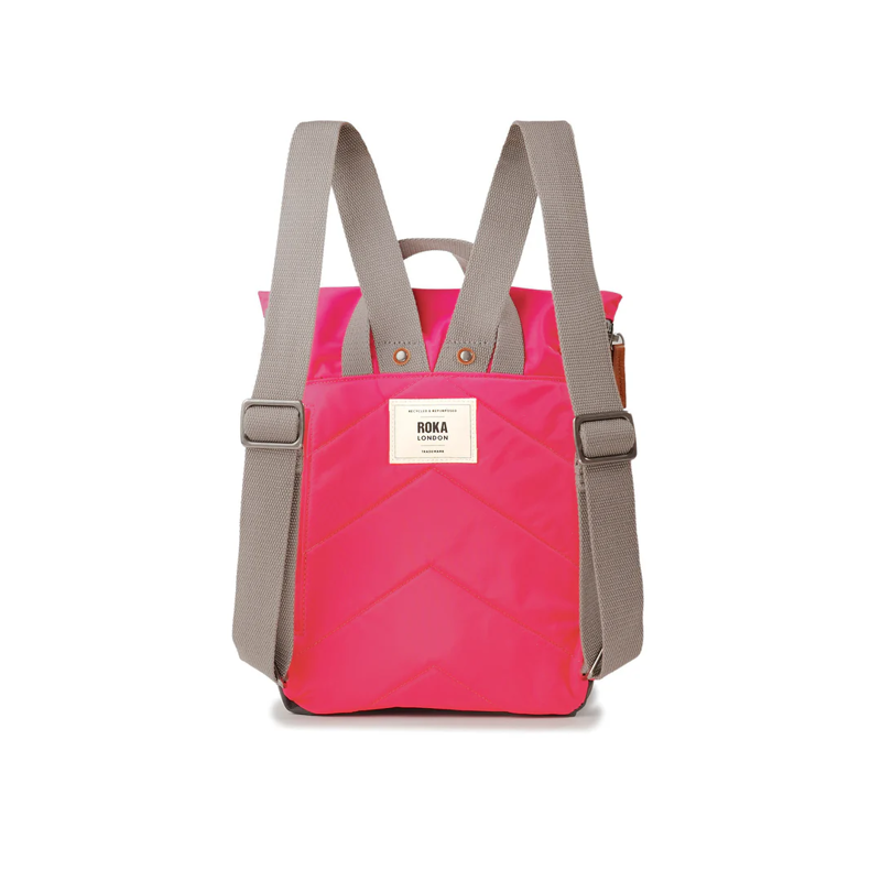 Roka Canfield B  Small Recycled Nylon Bag in Sparkling Cosmo-4