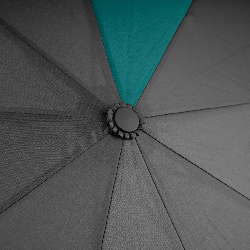 Roka Waterloo Umbrella in Black/Teal-3