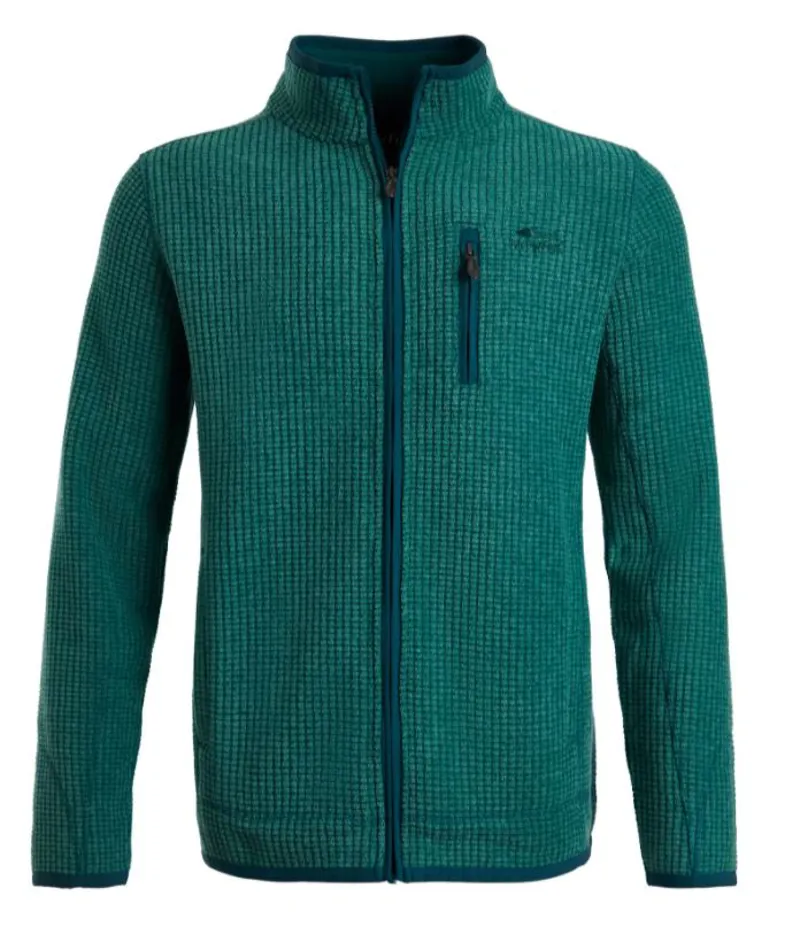 Weird Fish Rossten Mens Jumper in Evergreen