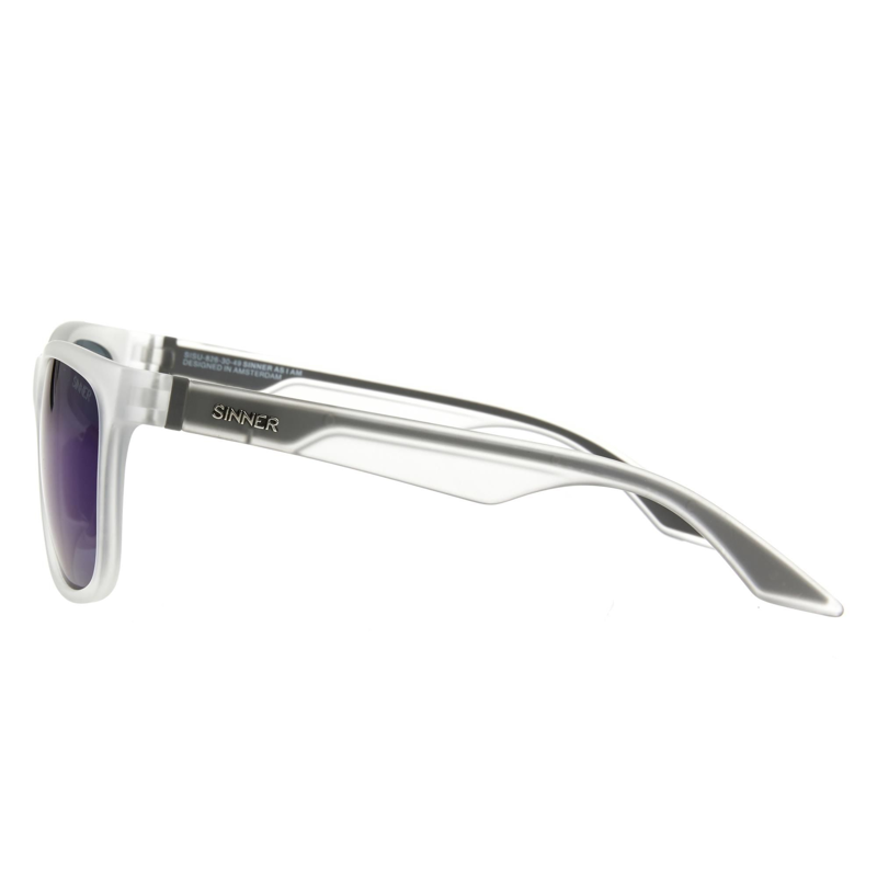 Sinner Rockford Sunglasses in Matt Transparent-2