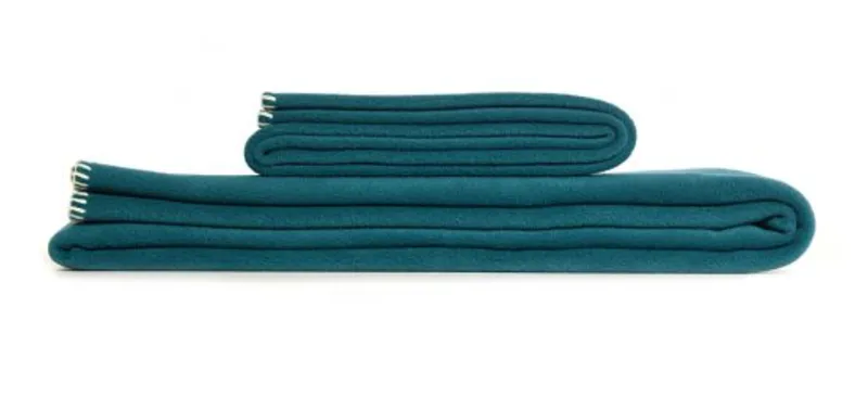 Tweedmill Fleece Throw in Teal 