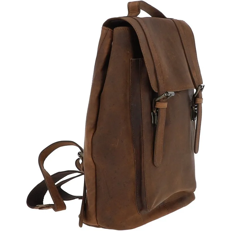 Ashwood Ryan Leather Rucksack in Tan