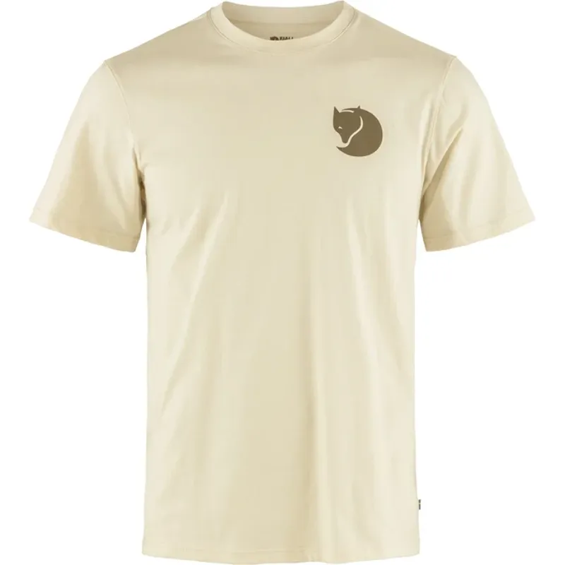 Fjallraven Walk With nature T-shirt Mens in Chalk White