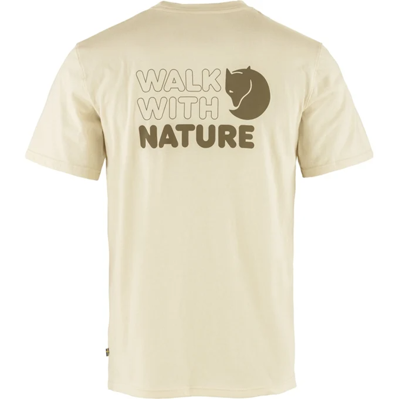 Fjallraven Walk With nature T-shirt Mens in Chalk White-1