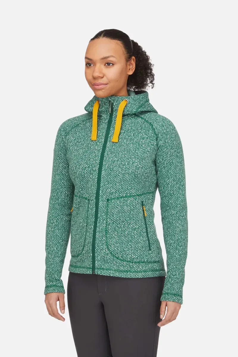 Rab Amy Hoody Womens in Green Slate