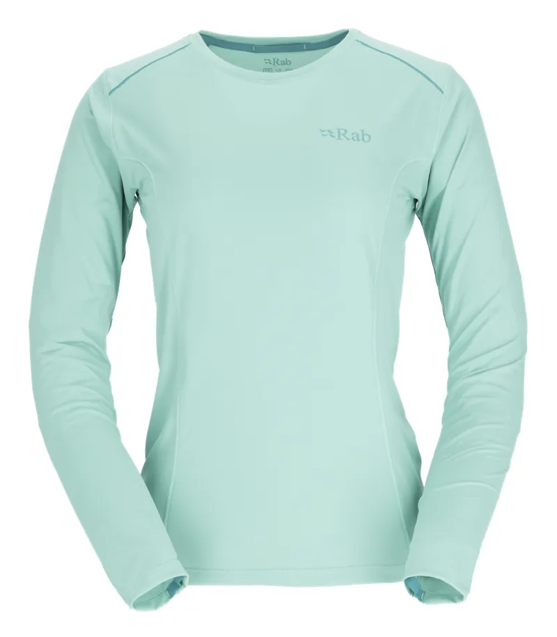 Rab Force Long Sleeve Women's T-shirt in Meltwater