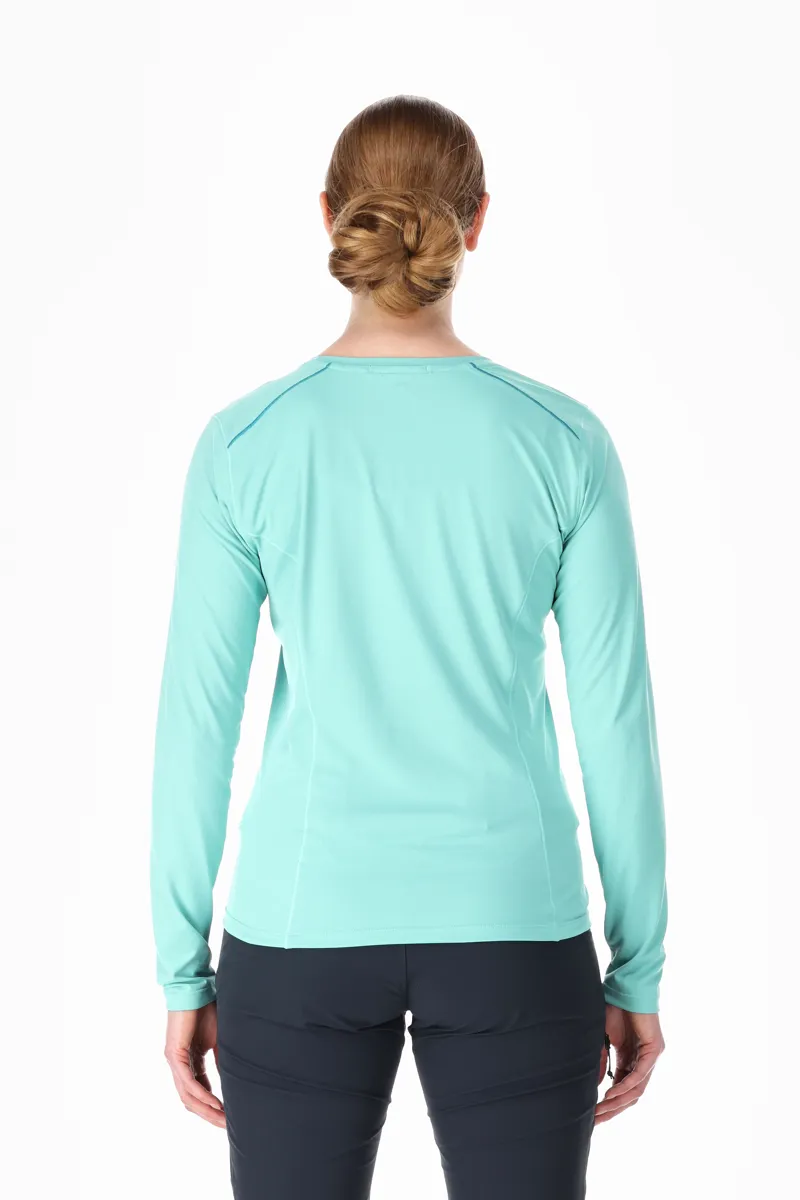 Rab Force Long Sleeve Women's T-shirt in Meltwater-2